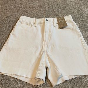 Madewell the Perfect Vintage Jean short NWT Size 29